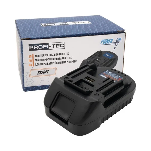 Адаптер PROFI-TEC BS20PT, с батареи Bosch на инструмент PROFI-TEC