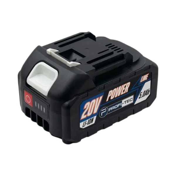 Аккумуляторная батарея PROFI-TEC PT2050DG POWERLine (20 В / 5.0 Ач, высокоточная, с индикатором)