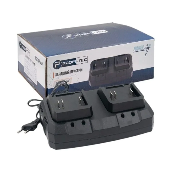 Двухпортовое зарядное устройство PROFI-TEC BCD20/2 dual