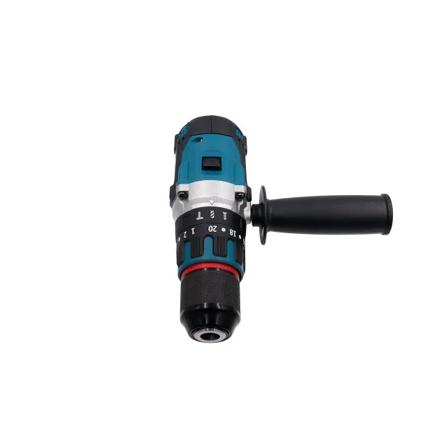 Аккумуляторная дрель-шуруповерт PROFI-TEC DHP485BL POWERLi, 2×PT2040MP (4.0 Ач), зарядное устройство ( 006269)