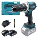 Аккумуляторная дрель-шуруповерт PROFI-TEC DHP485BL POWERLi, 2×PT2040MP (4.0 Ач), зарядное устройство ( 006269)