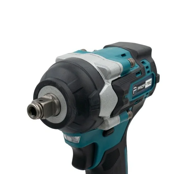 Аккумуляторный гайковерт PROFI-TEC DTW500BL POWERLine, 2×PT2040MP (4.0 Ач), зарядное устройство (006321)