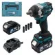 Аккумуляторный гайковерт PROFI-TEC DTW500BL POWERLine, 2×PT2040MP (4.0 Ач), зарядное устройство (006321)