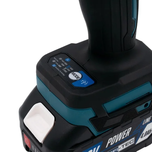 Аккумуляторный гайковерт PROFI-TEC PTW502 POWERLine, 2×PT2040MP (4.0 Ач), зарядное устройство (007030)