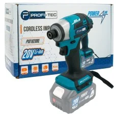 Акумуляторний імпульсний гвинтоверт PROFI-TEC PID1820BL POWERLine , без акумулятора та зарядного пристрою (006107)