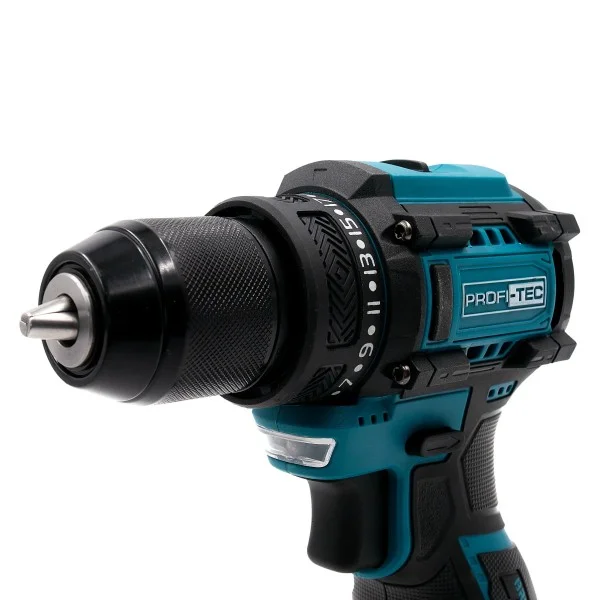Аккумуляторный шуруповерт PROFI-TEC PCD35168BL, 2×PT1620 (2.0 Ач), зарядное устройство (006293)