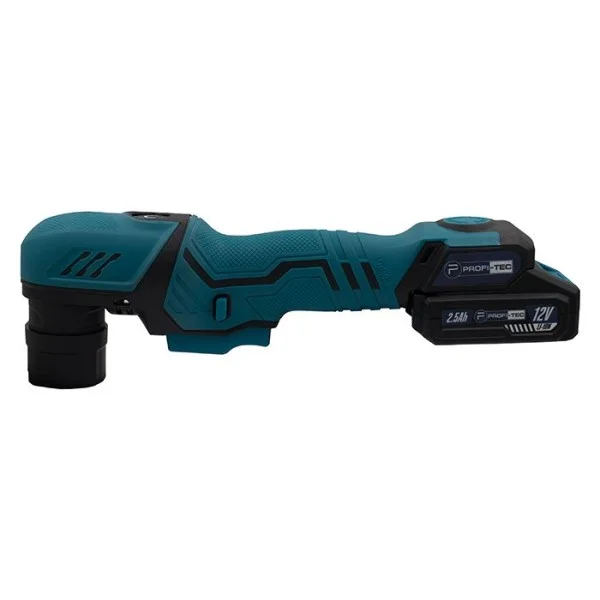 Аккумуляторная эксцентриковая полировальная машина PROFI-TEC PPM-8012SCP Set, 1×PT1225 (2.5 Ач), зарядное устройство (006070)