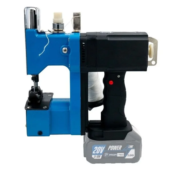 Аккумуляторная машина для сшивания мешков PROFI-TEC BSM1720V POWERLine, 2×PT2050DG (5.0 Ач), зарядное устройство (007204)