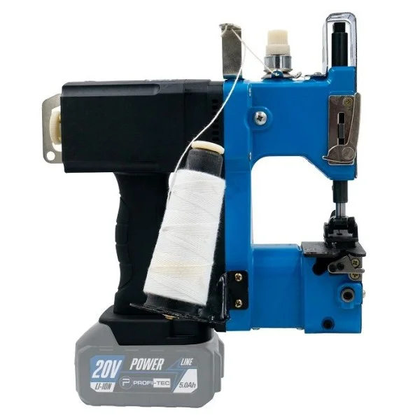 Аккумуляторная машина для сшивания мешков PROFI-TEC BSM1720V POWERLine, 2×PT2050DG (5.0 Ач), зарядное устройство (007204)