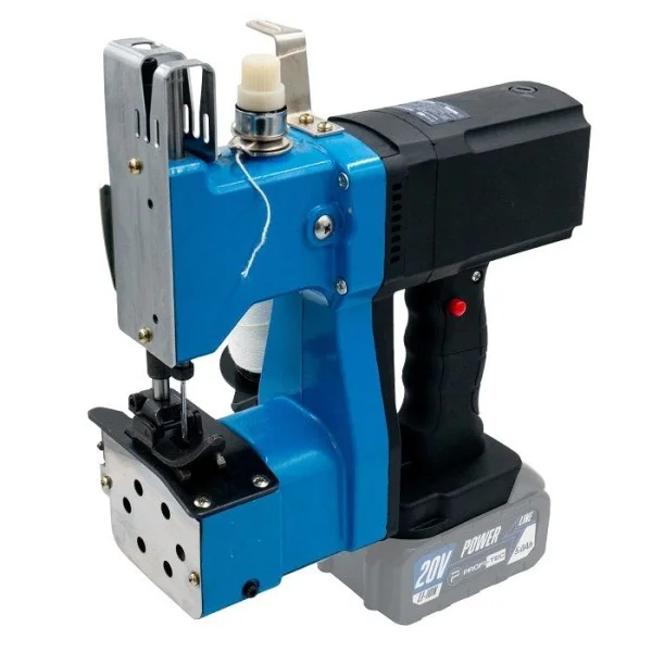 Аккумуляторная машина для сшивания мешков PROFI-TEC BSM1720V POWERLine, 2×PT2050DG (5.0 Ач), зарядное устройство (007204)