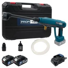 Аккумуляторная мойка высокого давления PROFI-TEC PHPW3020 POWERLine, 2×PT2040MP (4.0Ач), зарядное устройство (006559)