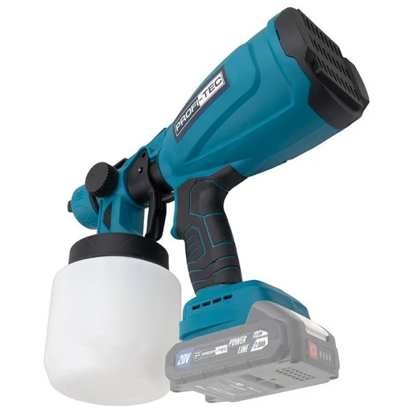 Аккумуляторный краскопульт PROFI-TEC PSG80020 POWERLine , без аккумулятора и зарядного устройства (006964)