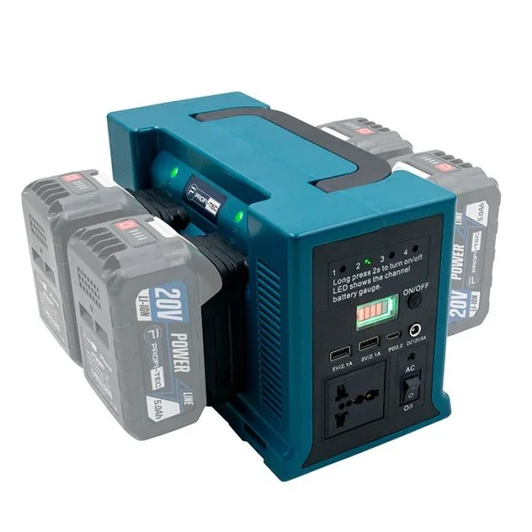 Акумуляторний інвертор напруги PROFI-TEC PCB3320V POWERLine, без акумулятора та зарядного пристрою (005942)