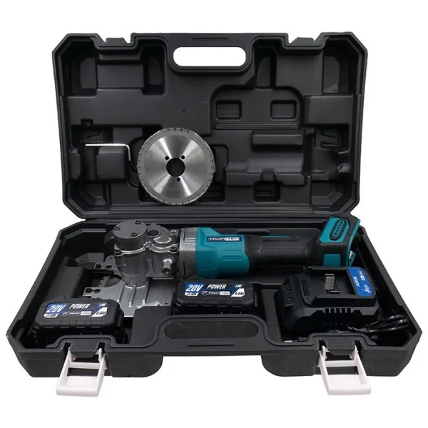 Аккумуляторный резак для арматуры PROFI-TEC PSC1120 POWERLine, 2×PT2040MP (4.0Ач), зарядное устройство (006613)