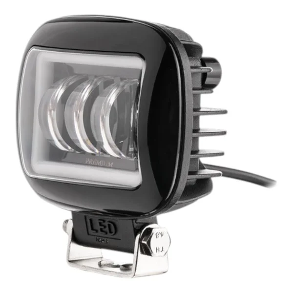Фара робочого світла Leader + Yellow DRL 88BC FLOOD 3Ledx15W 10-60V/45W/6000K