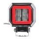 Фара рабочего света Leader F20 + Red DRL FLOOD 2Led x 10W (75 x 85 x 50) 12-24V/20W/6000K