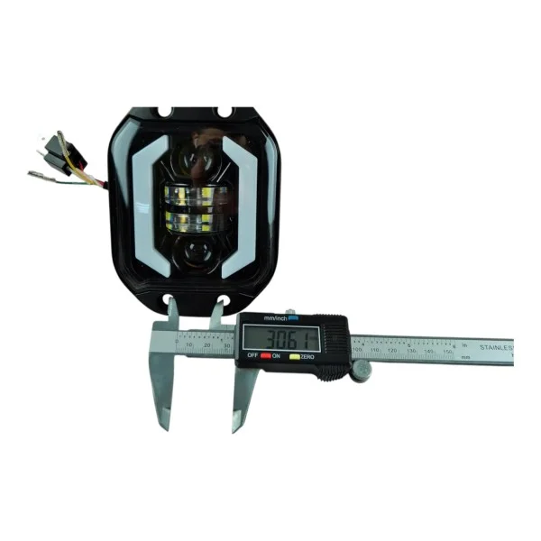 Фара світлодіодна Leader J09 FLOOD + SPOT + DRL 10-60V, 35W, 3200Lm 