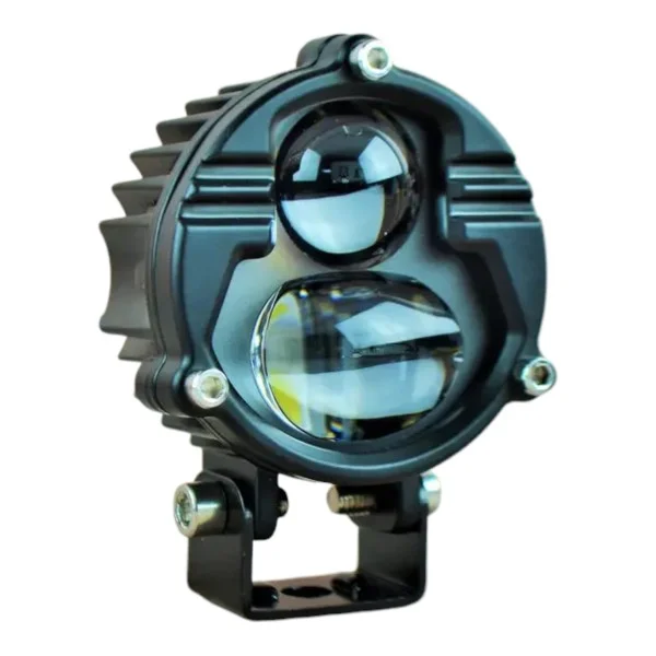 Світлодіодна лінзована LED фара Leader P-71 40W (67х67х46) CREE WHITE 10-60V
