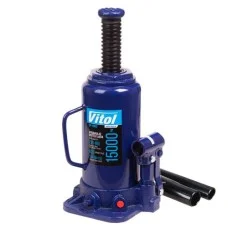 Гідравлічний телескопічний домкрат  VITOL, 15Т DB-15002/T91504, висота підхоплення 230 мм - 460 мм, 9 кг (DB-15002)