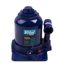 Гідравлічний телескопічний домкрат VITOL, 4Т DB-40002C/TF0402, висота підхоплення 160 мм - 390 мм, 6,7 кг (DB-40002C)