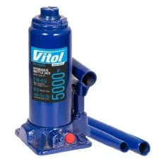 Гідравлічний телескопічний домкрат VITOL,5Т DB-05004/T90504, висота підйому 216 мм - 413 мм, 4,7 кг (DB-05004)