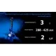 Стойки-поддомкратники усиленные VITOL T43001/42060 3Т, высота регулируется от 288 мм до 425 мм (T43001)