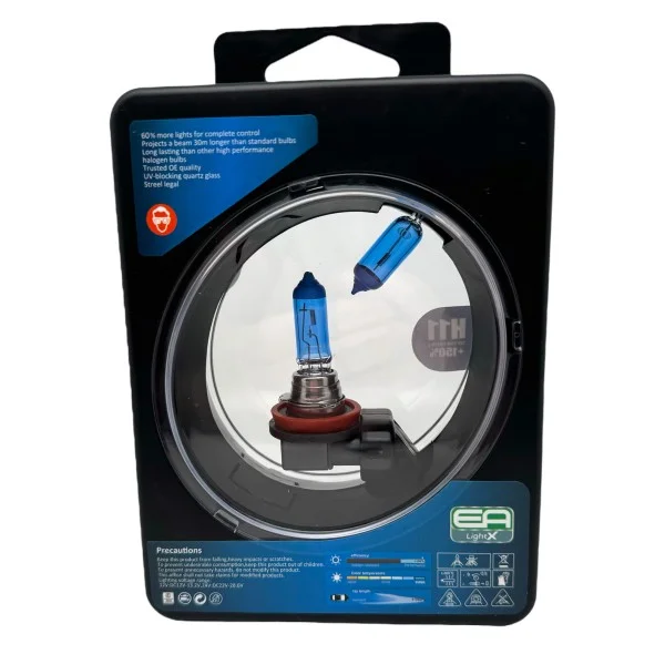 Галогенні автолампи H11 55W EA Light X 12V PGJY19-2  Bluevison