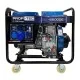 Дизельний генератор PROFI-TEC PE-5500DE, 5,5 кВт, ручний та електростартер, чотиритактний одноциліндровий (004767)