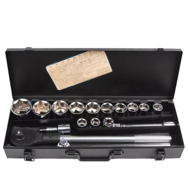 Набор торцевых головок Alloid 3/4", 17 пр./19–50 мм (НГ-6017М)