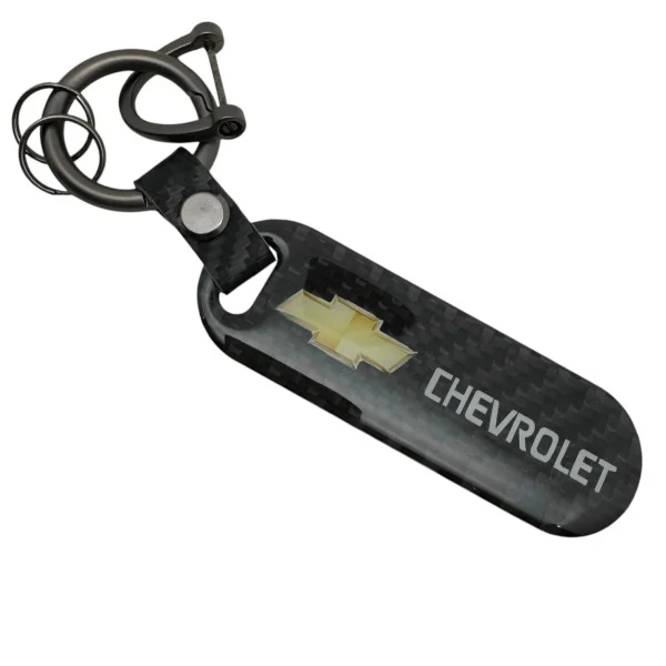 Брелок для автомобільних ключів карбоновий Chevrolet