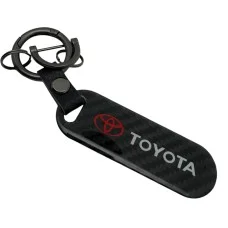 Брелок для автомобільних ключів карбоновий Toyota