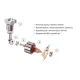 Компресор "ViTOL" K-72/10 атм/60 до 100 л/хв/R15 до R18/дефлятор/двоциліндровий (K-72)
