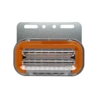Габаритний ліхтар LED moving SIDE LAMP з підсвічуванням і поворотом 24V жовтий 1 шт 