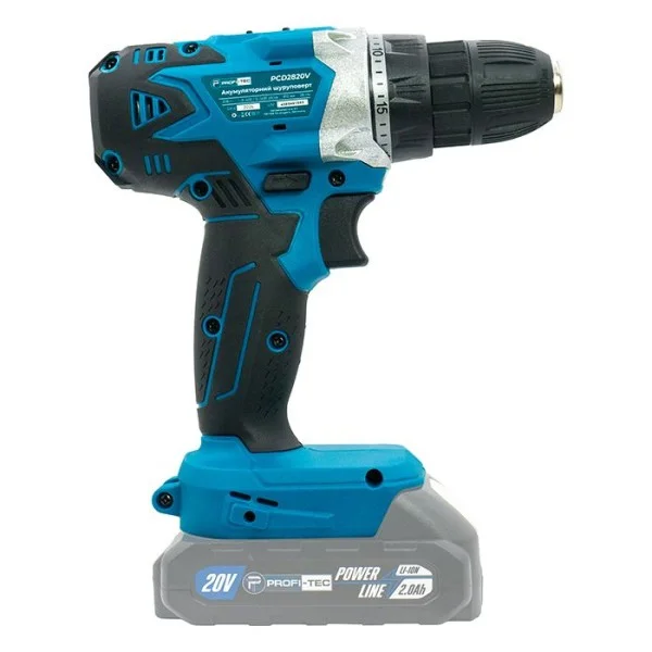 Акумуляторний набір інструментів PROFI-TEC Combo Set 2/6 POWERLine, PCD2820V, DTW500BL,  (2×PT2040MP (4.0 Аг), зарядний пристрій (007055)