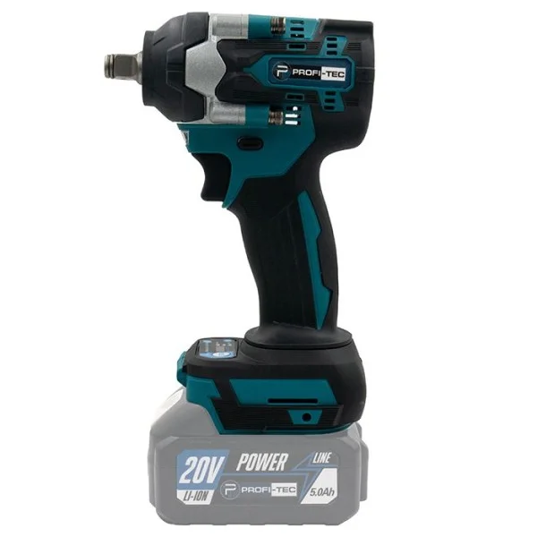 Акумуляторний набір інструментів PROFI-TEC Combo Set 2/6 POWERLine, PCD2820V, DTW500BL,  (2×PT2040MP (4.0 Аг), зарядний пристрій (007055)