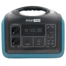 Портативная зарядная станция PROFI-TEC PPS1200 LiFePO₄, 1200 Вт, батарея 992 Втч (006853)
