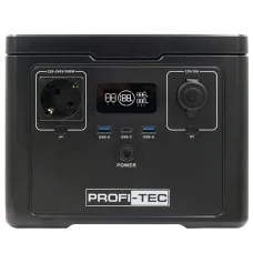 Портативна зарядна станція PROFI-TEC PPS600 LiFePO₄,  600 Вт, батарея 512 Вт⋅год (006852)