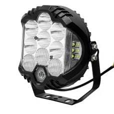 Светодиодная фара 0275-7 60W белый свет с ДХО желтого цвета 10-60V 