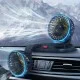Автомобільний вентилятор 24V Leader 410F - подвійний, салонний, компактний і потужний
