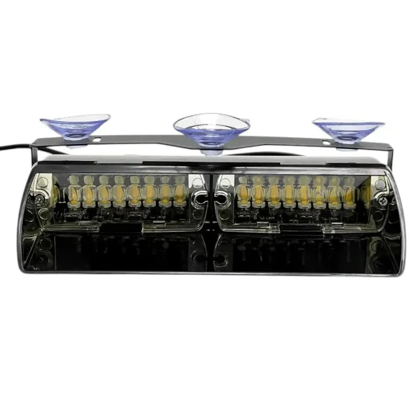 Стробоскоп на лобове скло S2 Yellow 12V 25х4х13 см