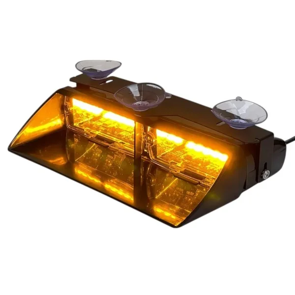 Стробоскоп на лобове скло S2 Yellow 12V 25х4х13 см