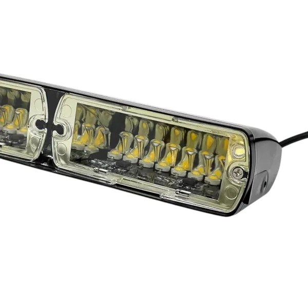 Стробоскоп на лобове скло S2 Yellow 12V 25х4х13 см