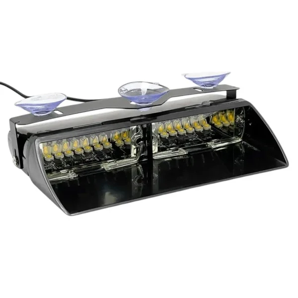 Стробоскоп на лобове скло S2 Yellow 12V 25х4х13 см