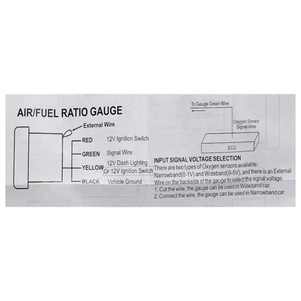 Экономайзер Ket Gauge 5209 RGB 52 мм