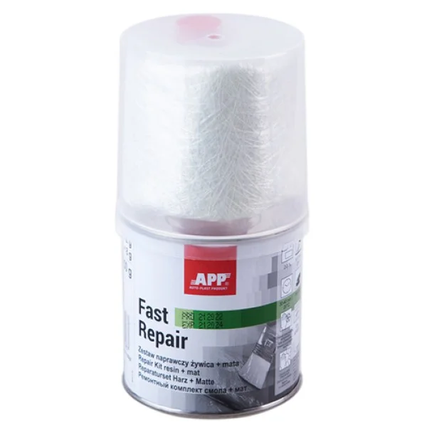 Набір для ремонту поверхонь АРР Fast Repair з затверджувачем 0,25 kg (+ скловолокно 0,36 м²)(010702)