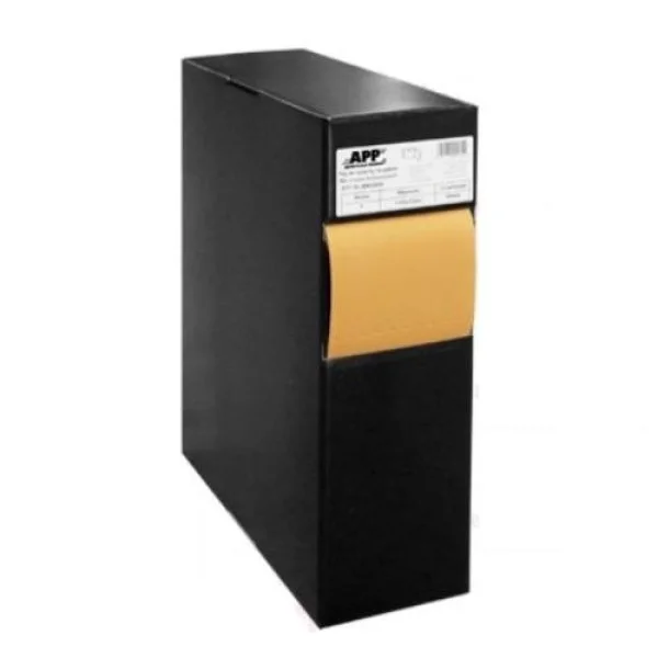 Наждачная водостойкая бумага АРР R115 115 мм x 25 м P150, желтый(40RG150)