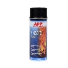 Краска аэрозольная L650°C АРР Black Spray, черный 400 мл(210431)
