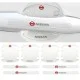 Защитная пленка под дверные ручки Nissan 8 шт